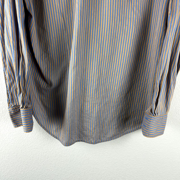Robert Graham Shirt Mens XL Flip Cuff Striped Button Up Long Sleeve Career - Picture 13 of 14